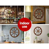 darrahopens Home & Garden > DIY Gardeon Wooden Wagon Wheel X2