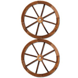 darrahopens Home & Garden > DIY Gardeon Wooden Wagon Wheel X2