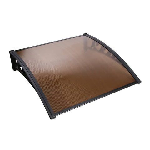 darrahopens Home & Garden > DIY Instahut DIY Window Door Awning Brown 1 x 1M
