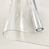 darrahopens Home & Garden > DIY PVC Tablecloth Protector 107X213.4CM Clear Plastic Table Cloth Cover Transparent