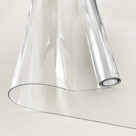 darrahopens Home & Garden > DIY PVC Tablecloth Protector 107X213.4CM Clear Plastic Table Cloth Cover Transparent