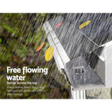darrahopens Home & Garden > DIY Set of 60 Gutter Guard Guards Aluminium Leaf Mesh 100x20cm Brush DIY Deluxe Garden 60M