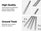 darrahopens Home & Garden > DIY Sliding Gate Hardware Accessories Kit - 4m Track