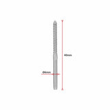 darrahopens Home & Garden > DIY Stainless Steel DIY Rope Balustrade Kit 3.2mm Swage 2 x Lag Screw Term - 10 pack