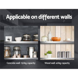 darrahopens Home & Garden > DIY Stainless Steel Wall Shelf Kitchen Shelves Rack Mounted Display Shelving 900mm
