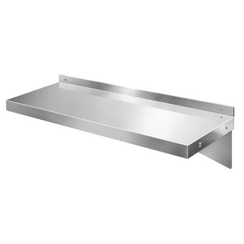darrahopens Home & Garden > DIY Stainless Steel Wall Shelf Kitchen Shelves Rack Mounted Display Shelving 900mm