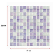darrahopens Home & Garden > DIY Tiles 3D Peel and Stick Wall Tile Crystal Mosaic (30cm x 30cm x 10 sheets)