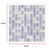 darrahopens Home & Garden > DIY Tiles 3D Peel and Stick Wall Tile Crystal Mosaic (30cm x 30cm x 10 sheets)