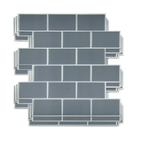 darrahopens Home & Garden > DIY Tiles 3D Peel and Stick Wall Tile Dark Grey (30cm x 30cm x 10 sheets)