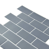 darrahopens Home & Garden > DIY Tiles 3D Peel and Stick Wall Tile Dark Grey (30cm x 30cm x 10 sheets)