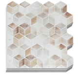 darrahopens Home & Garden > DIY Tiles 3D Peel and Stick Wall Tile Shell Mosaic (30cm x 30cm x 10 sheets)