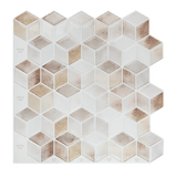 darrahopens Home & Garden > DIY Tiles 3D Peel and Stick Wall Tile Shell Mosaic (30cm x 30cm x 10 sheets)