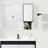 darrahopens Home & Garden > DIY Tiles 3D Peel and Stick Wall Tile Stereoscopic Crystal White (30cm x 30cm x 10 sheets)