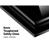 darrahopens Home & Garden > DIY Toughened 60cm x 70cm Black Glass Kitchen Splashback