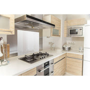 darrahopens Home & Garden > DIY Toughened 60cm x 70cm White Glass Kitchen Splashback