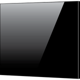 darrahopens Home & Garden > DIY Toughened 90cm x 70cm Black Glass Kitchen Splashback