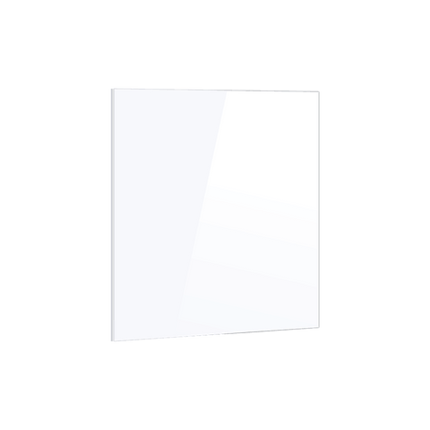 darrahopens Home & Garden > DIY Toughened 90cm x 70cm White Glass Kitchen Splashback