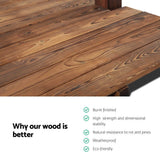 darrahopens Home & Garden > DIY Wooden Rustic Bridge 160cm