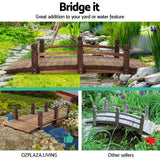 darrahopens Home & Garden > DIY Wooden Rustic Bridge 160cm