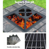 darrahopens Home & Garden > Firepits Fire Pit BBQ Grill Smoker Table Outdoor Garden Ice Pits Wood Firepit