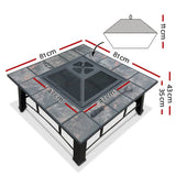 darrahopens Home & Garden > Firepits Fire Pit BBQ Grill Smoker Table Outdoor Garden Ice Pits Wood Firepit