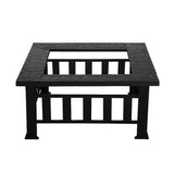 darrahopens Home & Garden > Firepits Fire Pit BBQ Table Grill Outdoor Garden Wood Burning Fireplace Stove