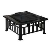 darrahopens Home & Garden > Firepits Fire Pit BBQ Table Grill Outdoor Garden Wood Burning Fireplace Stove