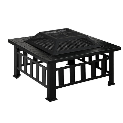 darrahopens Home & Garden > Firepits Fire Pit BBQ Table Grill Outdoor Garden Wood Burning Fireplace Stove