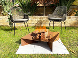 darrahopens Home & Garden > Firepits Firepit with Ash Tray with 0.11" Mild Steel