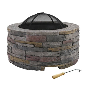 darrahopens Home & Garden > Firepits Grillz Fire Pit Outdoor Table Charcoal Fireplace Garden Firepit Heater