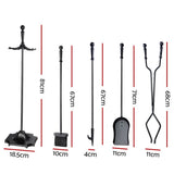 darrahopens Home & Garden > Firepits Grillz Fireplace Tool Set Fire Place Tools Poker Brush Shovel Stand Tongs