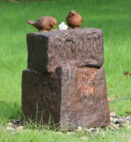darrahopens Home & Garden > Fountains Dicky Bird Fountain with LED