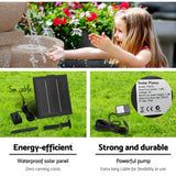 darrahopens Home & Garden > Fountains Gardeon  4 Tier Solar Powered Water Fountain with Light - Sand Beige