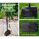 darrahopens Home & Garden > Fountains Gardeon Solar Pond Pump Pool Fountain Battery Garden Outdoor Submersible Kit 4FT