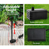 darrahopens Home & Garden > Fountains Gardeon Solar Pond Pump Water Fountain Outdoor Powered Submersible Filter 4FT