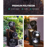 darrahopens Home & Garden > Fountains Gardeon Solar Water Fountain Feature Garden Bird Bath Outdoor Pump Panel Battery