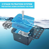 Darrahopens Home & Garden > Fountains PROTEGE 20W Solar Fountain Pump Garden Water Pool Pond Kit with Eco Filter Box