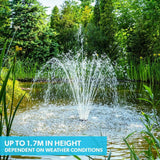 Darrahopens Home & Garden > Fountains PROTEGE 20W Solar Fountain Pump Garden Water Pool Pond Kit with Eco Filter Box