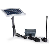 darrahopens Home & Garden > Fountains Protege 25W Solar Powered Fountain Submersible Water Pump with Battery Pond Kit Garden