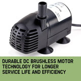 darrahopens Home & Garden > Fountains Protege 50W Solar Powered Fountain Submersible Water Pump Pond Kit Power Garden Panel