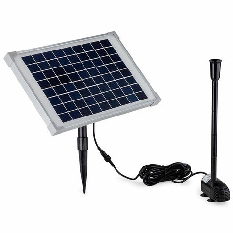 darrahopens Home & Garden > Fountains Protege 50W Solar Powered Fountain Submersible Water Pump Pond Kit Power Garden Panel