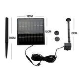 darrahopens Home & Garden > Fountains PROTEGE 5W Solar Powered Fountain Submersible Water Pump Panel Kit Garden Pond