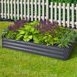 darrahopens Home & Garden > Garden Beds Greenfingers 180x90x30CM Galvanised Raised Garden Bed Steel Instant Planter