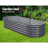 darrahopens Home & Garden > Garden Beds Greenfingers 240X80X42CM Galvanised Raised Garden Bed Steel Instant Planter