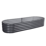 darrahopens Home & Garden > Garden Beds Greenfingers 240X80X42CM Galvanised Raised Garden Bed Steel Instant Planter
