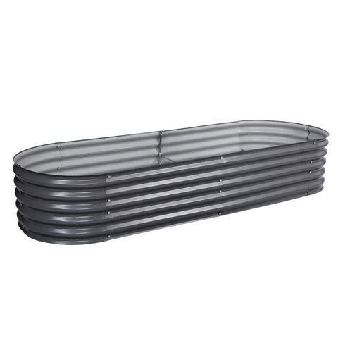 darrahopens Home & Garden > Garden Beds Greenfingers 240X80X42CM Galvanised Raised Garden Bed Steel Instant Planter