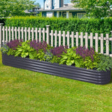 darrahopens Home & Garden > Garden Beds Greenfingers 320X80X42CM Galvanised Raised Garden Bed Steel Instant Planter