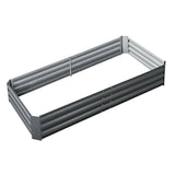 darrahopens Home & Garden > Garden Beds Greenfingers Galvanised Steel Raised Garden Bed Instant Planter 210 x 90 Aluminium