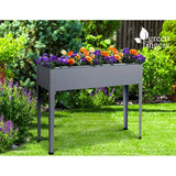 darrahopens Home & Garden > Garden Beds Greenfingers Garden Bed 100X80X30CM Galvanised Steel Raised Planter Standing Box