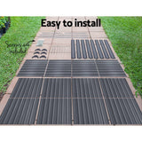 darrahopens Home & Garden > Garden Beds Greenfingers Garden Bed 240X80X77CM Galvanised Raised Steel Instant Planter 2N1